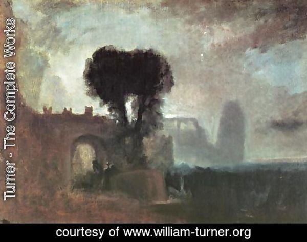 Turner - Archway With Trees By The Sea