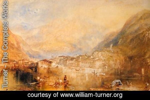Turner - Brunnen  From The Lake Of Lucerne