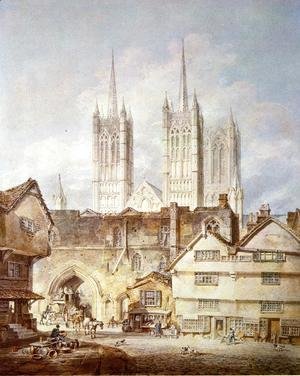 Turner - Cathedral Church At Lincoln
