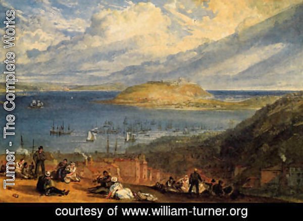 Turner - Falmouth Harbour  Cornwall