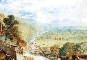 Turner - Ingleborough From The Terrace Of Hornby Castle