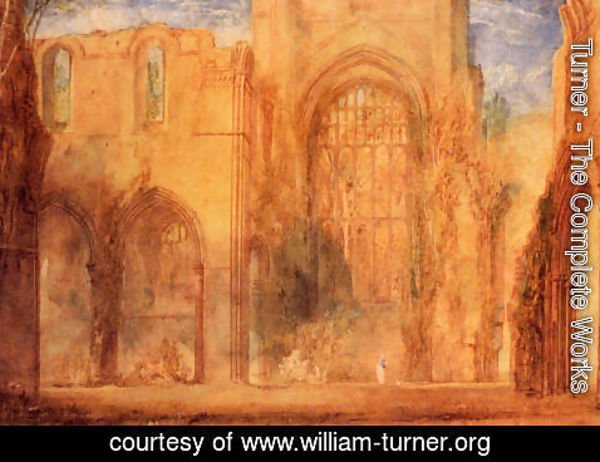 Turner - Interior Of Fountains Abbey  Yorkshire