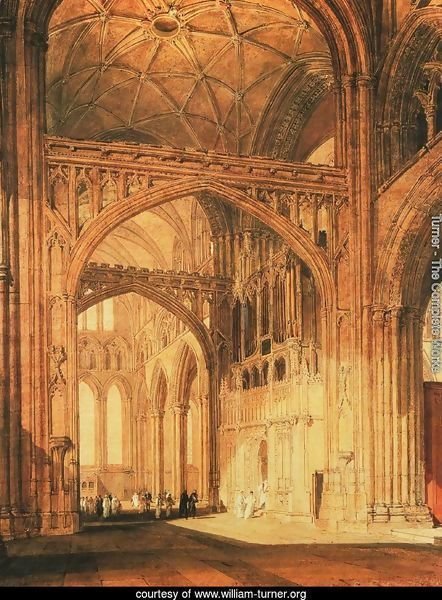 Interior Of Salisbury Cathedral