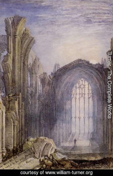 Turner - Melrose Abbey