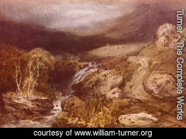 Turner - Mountain Stream  Coniston