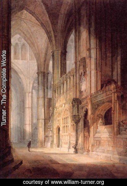 Turner - St  Erasmus In Bishop Islips Chapel  Westminster Abbey