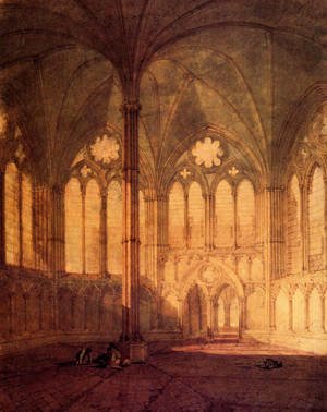 Turner - The Chapter House  Salisbury Chathedral