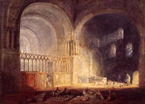 Turner - Transept Of Ewenny Priory  Glamorganshire